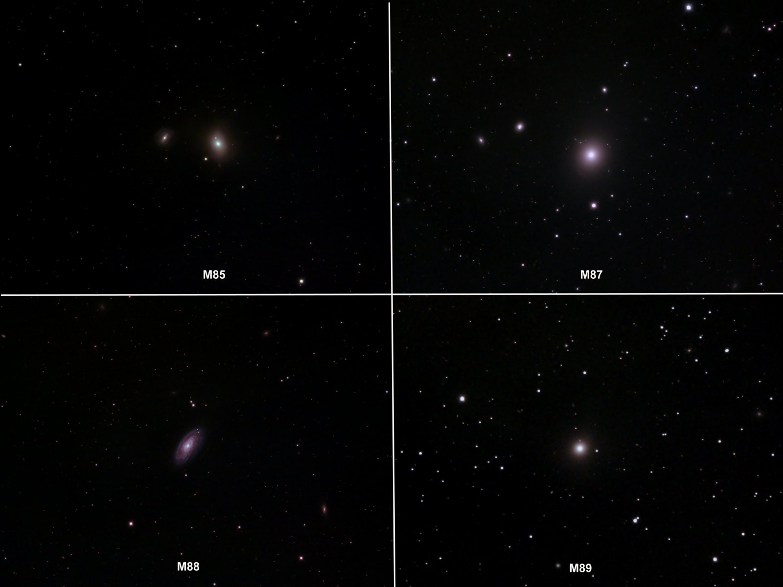 Messiers 85,87,88,89